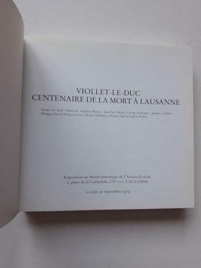 null « Viollet-le-Duc, centenaire de la mort à Lausanne »[catalogue d’exposition],Œuvre...