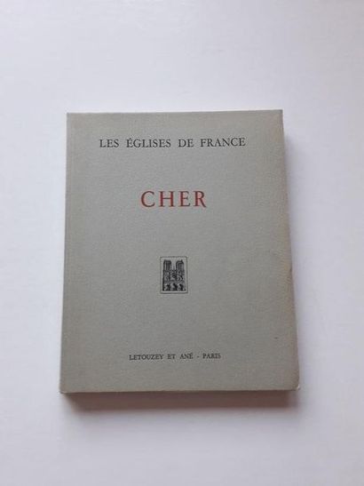null « Les Églises de France : Le Cher », François Deshoulières ; Ed. Librairie Letouzey...