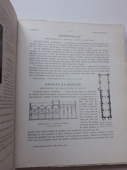 null « Les Églises de France : La Charente », Jean George ; Ed. Letouzey et Ané,...