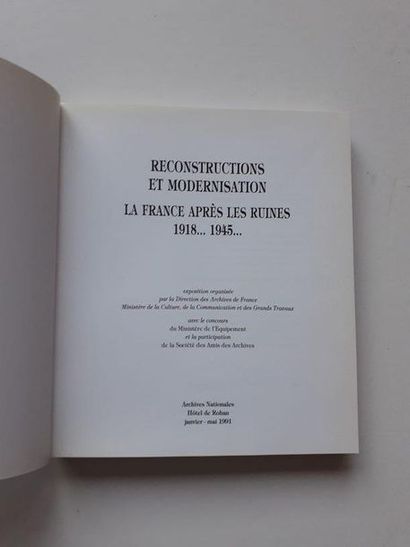 null « Reconstructions et modernisation »[catalogue d’exposition], Œuvre collective...