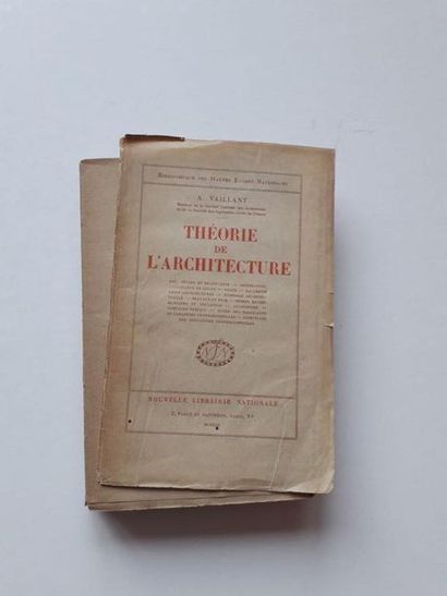 null « Théorie de l’Architecture », A. Vaillant ; Ed. Nouvelle Librairie Nationale,...