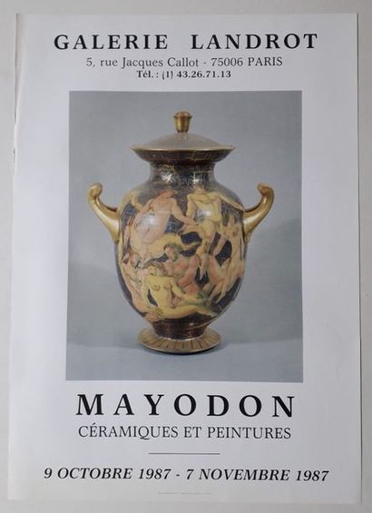 null Mayodon céramiques et peintures, Galeries Landrot, Paris, 1987 ; Imprimerie...