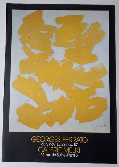 null Georges Ferrato, Galerie Melki, Paris, 1987, [81*57 cm], (très bonne état g...