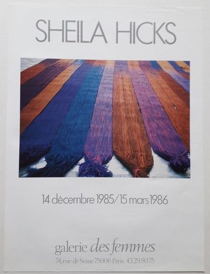 null Sheila Hicks, Galerie des femmes, Paris, 1986 ; Imprimerie Grou-Radenez [60*45cm]...