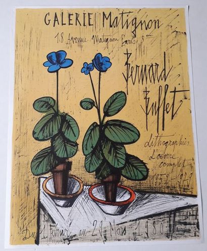 null Bernard Buffet : Lithographie, l’œuvre complète 1952-1979, Galerie Matignon,...