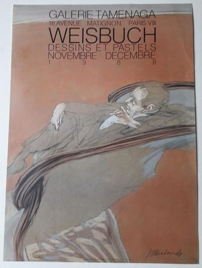 null Weisbuch : Dessins et pastels, Galerie Tamenaga Paris, 1988 ; Création-Imprimerie...