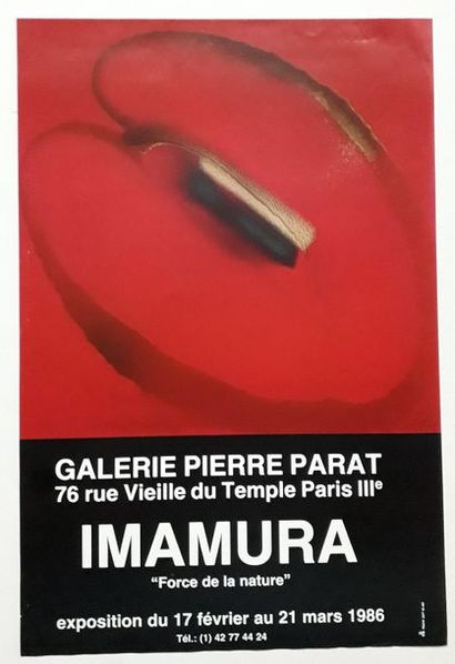 null Imamura « Force de la nature », Galerie Pierre Parat, Paris, 1986 [59,5*39,5...