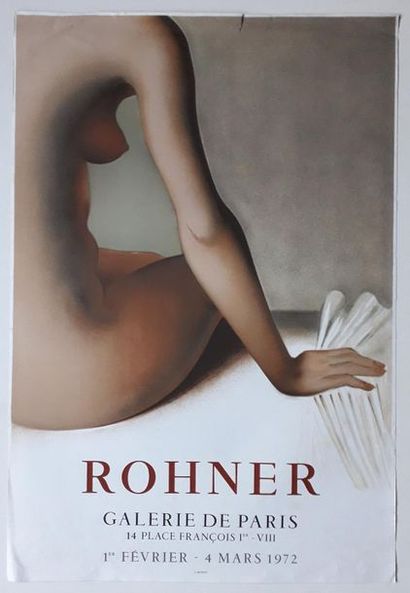 null Rohner, Galerie de Paris, Paris,1972 ; Imprimerie Mourlot [74,5*50,5 cm] (assez...