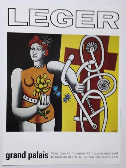 null Léger, Grand Palais, Paris, 1972 ; Imprimerie Watelet-Arbelot [60*45 cm] (bon...