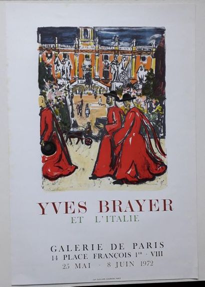 null Yves Brayer et l'Italie, Galerie de Paris, Paris, 1972; Imprimerie Guillard...