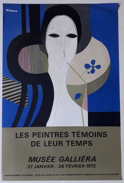 null Les peintres témoins de leur temps, Musée Galliera, Paris, 1972; Imprimerie...