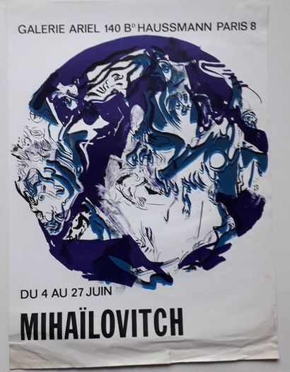 null Mihaïlovitch, Galerie Ariel, Paris, sans date ; Imprimerie Litho M.Cassé, Paris...