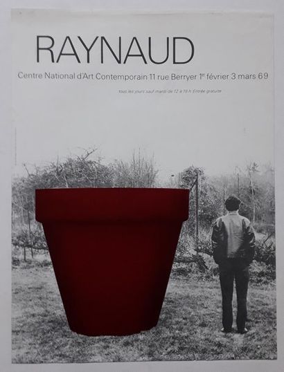 null Raynaud, Centre National d’Art Contemporain, Paris, 1969 ; Édition Ministère...