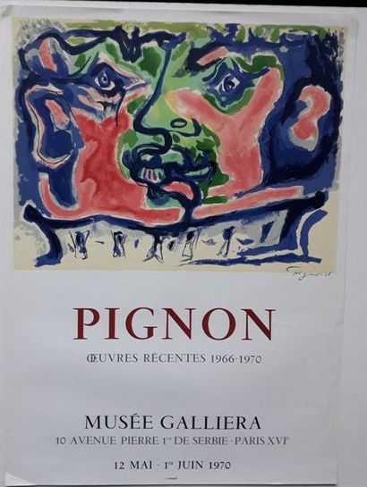 null Pignon : œuvres récentes 1966-1970, Musée Galliera, Paris, 1970 ; Imprimerie...