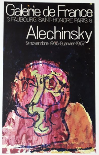 null Alechinsky,Galerie de France, Paris, 1967; Imprimerie Pozzo-Salvati-Gros Monti...