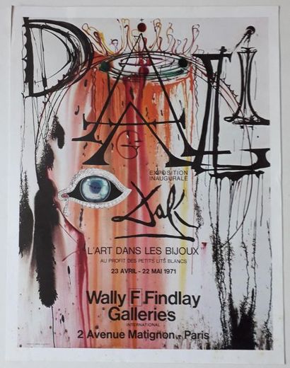 null Dali : L'art dans les bijoux au profit des petits lits blancs, Wally F Findlay...