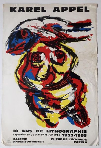 null Karel Appel : 10 ans de lithographie 1953-1963, Galerie Anderson-Meyer, Paris,...