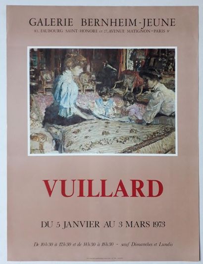 null Vuillard, Galerie Bernheim-Jeune, Paris, 1973 ; Éditions arts graphiques d’Aquitaines,...