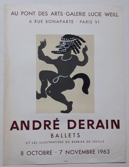 null André Derain : Ballets et illustrations du Barbier de Séville, Galerie Lucie...