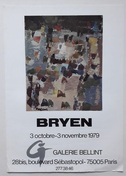 null Bryen, Galerie Belint, Paris, 1979 ; Imprimerie SMI [70*50 cm], (assez bon état...