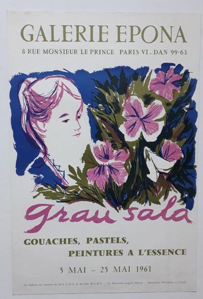 null Grau Sala : gouaches, pastels, peintures à l’essence, Galerie Epona, Paris,...