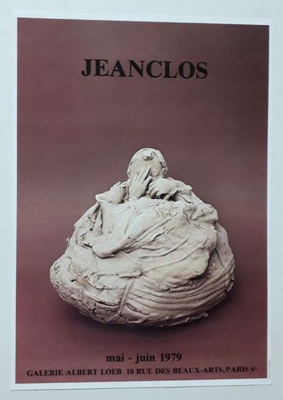 null Jeanclos, Galerie Albert Loeb, Paris, 1979 [52*36 cm], (bon état général, petites...
