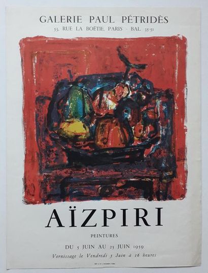 null Aïzpiri : peintures, Galerie Paul Petridès, Paris, 1959 ; Imprimerie E. et J....