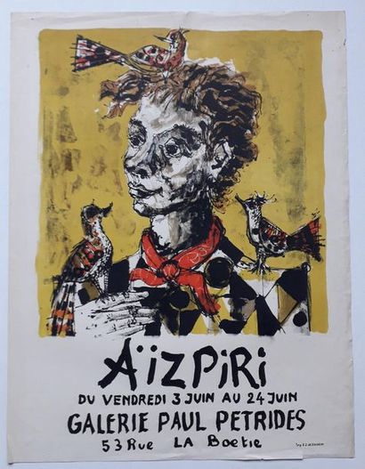 null Aïzpiri, Galerie Paul Petridès, Paris, sans date ; Imprimerie E.J Desjobert...