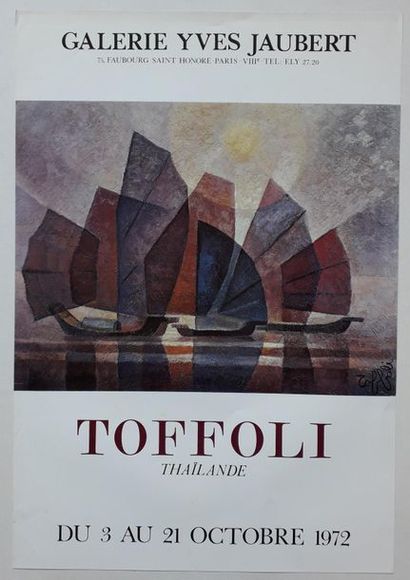 null Toffoli : Thaïlande, Galerie Yves Jaubert, Paris, 1972 [70*48 cm] (très bon...