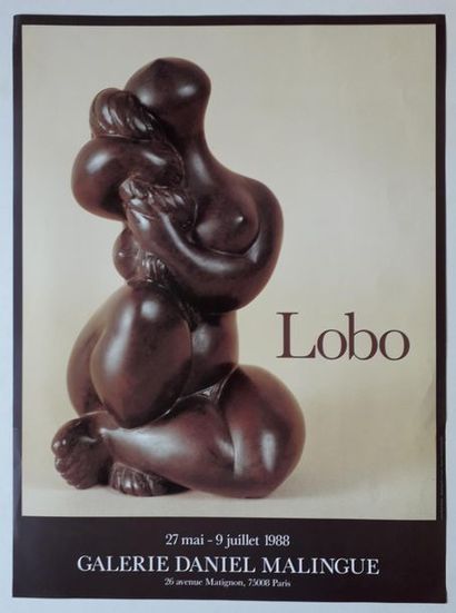 null Lobo, Galerie Daniel Malingue, Paris, 1988 ; Imprimerie Moderne du Lion [70*52...