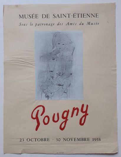 null Pougny, Musée de Saint-Etienne, 1958 ; Imprimerie Union Paris [63*48 cm], (état...
