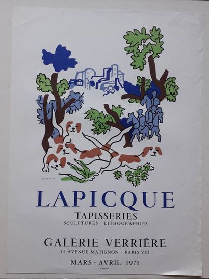 null Lapicque : tapisseries, sculptures, lithographie, Galerie Verrière, Paris, 1971 ;...