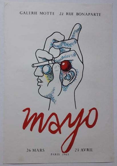 null Mayo, Galerie Motte Paris, 1965 [65*45 cm] (very good general condition)