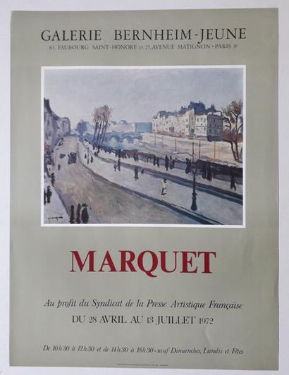 null Marquet, Galerie Bernheim-jeune Paris, 1972 ; Éditions arts graphiques d’Aquitaine...
