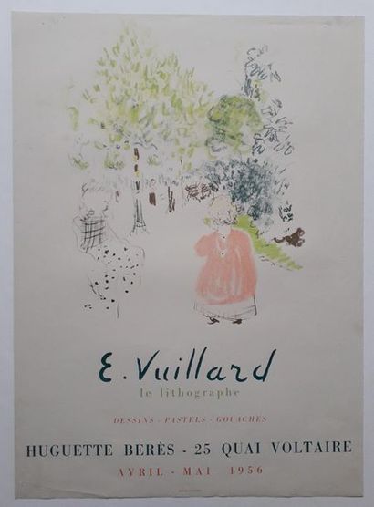 null E. Vuillard, le lithographe : dessins-pastels-gouaches, Galerie Huguette Bérès,...