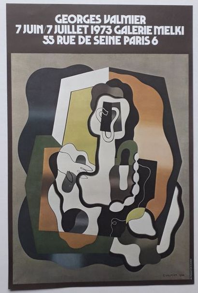 null Georges Valmier, Galerie Melki, Paris, 1973 ; VB production, [60*40 cm], (très...