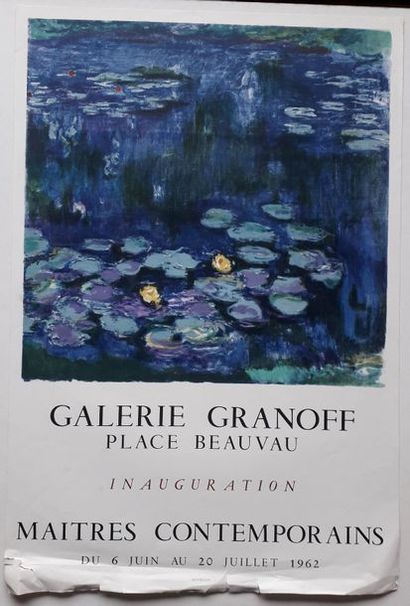 null Maitre contemporain, Inauguration Galerie Granoff, Paris, 1962 ; Imprimerie...