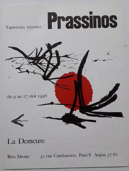 null Prassinos : Tapisseries récentes, La demeure, 1956 [50,5*37,5 cm] (très bon...