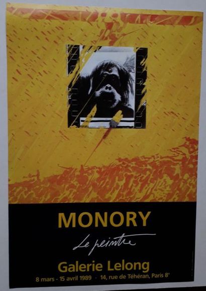 null Monory, le peintre, Galerie Lelong Paris, 1989 ; I.M.L Paris / Galerie Lelong...