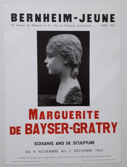 null Marguerite de Bayser-Gratry, soixante ans de sculpture, Galerie Bernheim-Jeune,...