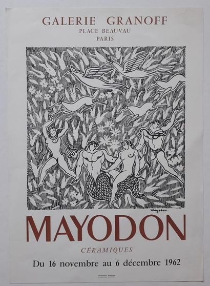 null Mayodon, céramiques, Galerie Granoff, Paris 1962 ; Imprimerie Daragnès [56*40...