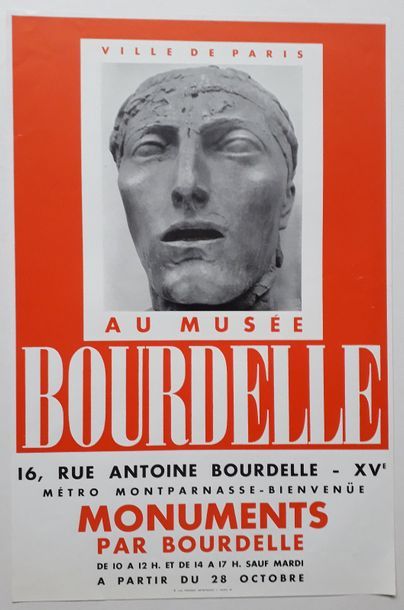 null Monuments by Bourdelle, Musée Bourdelle de Paris, undated; Print "Les Presses...