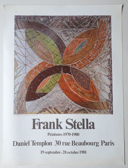 null Frank Stella: Paintings 1970-1980, Galerie Daniel Templon, Paris, 1981; Imprimerie...