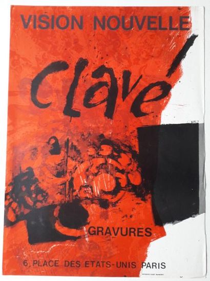 null Clavé, etchings, Galerie Vision Nouvelle, Paris, undated; Imprimerie Sudef St-...