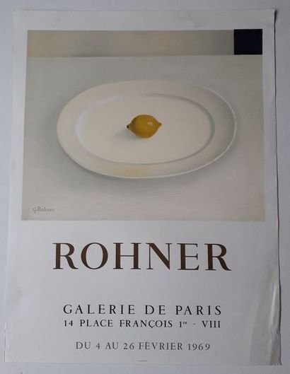 null Rohner, Galerie de Paris, Paris, 1969 ; Imprimerie Mourlot, [70*52,5 cm], (bon...