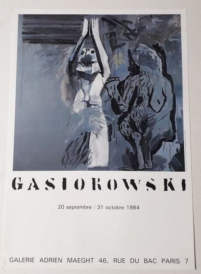 null Gasiorowski, Galerie Adrien Maeght, Paris, 1984 ; Imprimerie Adrien Maeght,...