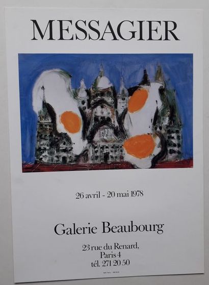 null Messagier,Galerie Beaubourg, Paris, 1978 ; SMI Paris [62,5*45 cm], (très bon...