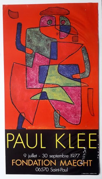 null Paul Klee, Fondation Maeght, Paris, 1977 ; Maeght Éditeur / Imprimerie Arte,...