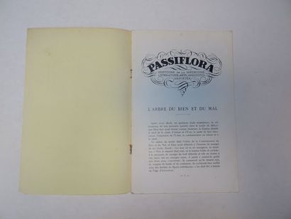 null « Passiflora : Histoire de la médecine, littératures, arts, anecdotes, variétés »...