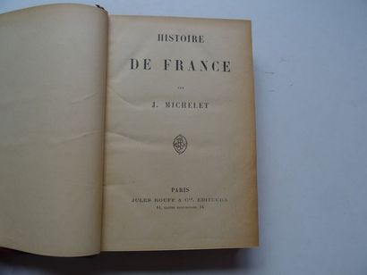 null « Histoire de France » [tome 2] J. Michelet ; Ed. Jules Rouff et Cie éditeurs,...
